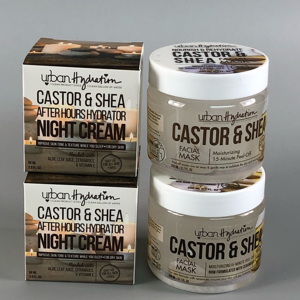 Urban Hydration Castor & Shea Skincare Set